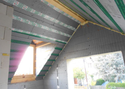 Perndorfer-Haus mit 3Dpanel gedämmten Dach