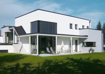 Perndorfer-Haus mit 3Dpanel Flachdach